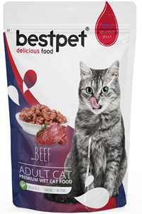 BESTPET - Bestpet Biftekli Kedi Konservesi 85gr BESTPET - Bestpet Biftekli Kedi Konservesi 85gr
