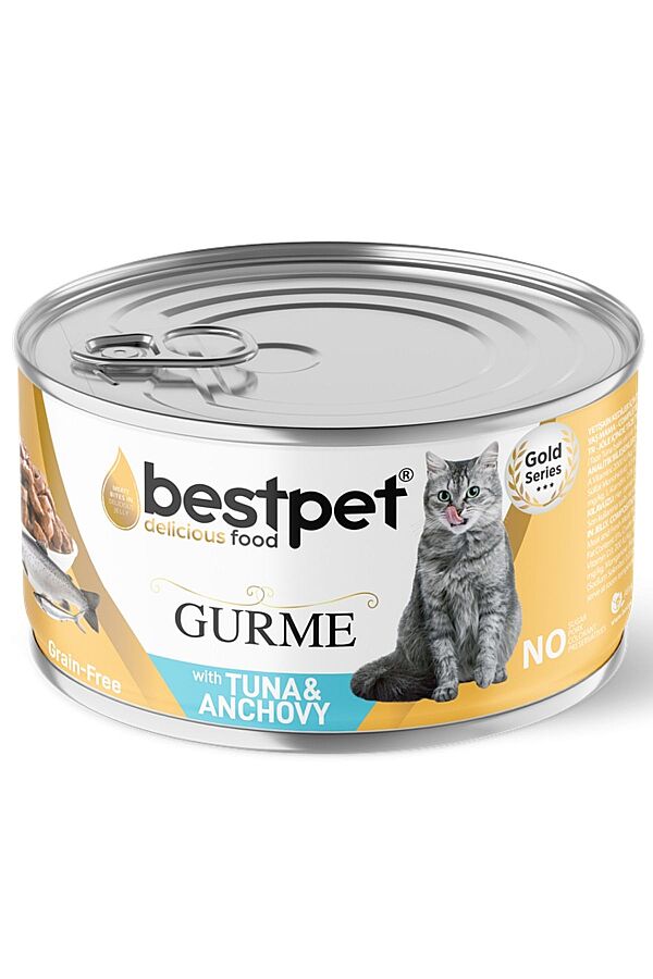 Bestpet Jöle İçerisinde Tuna Balıklı Yetişkin Kedi Konservesi 85gr - 1