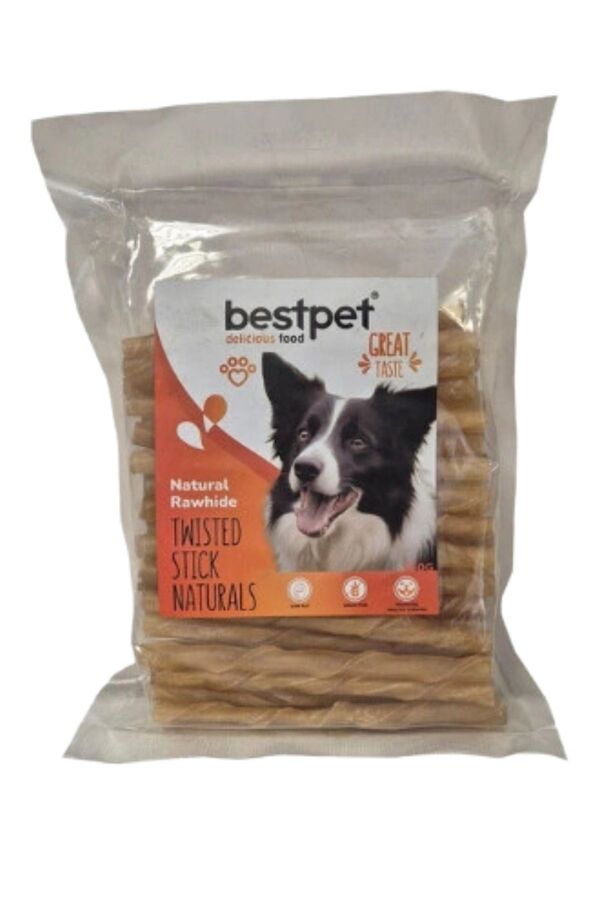BestPet Burgu Doğal Kemik Çubuk Köpek Ödülü 350gr