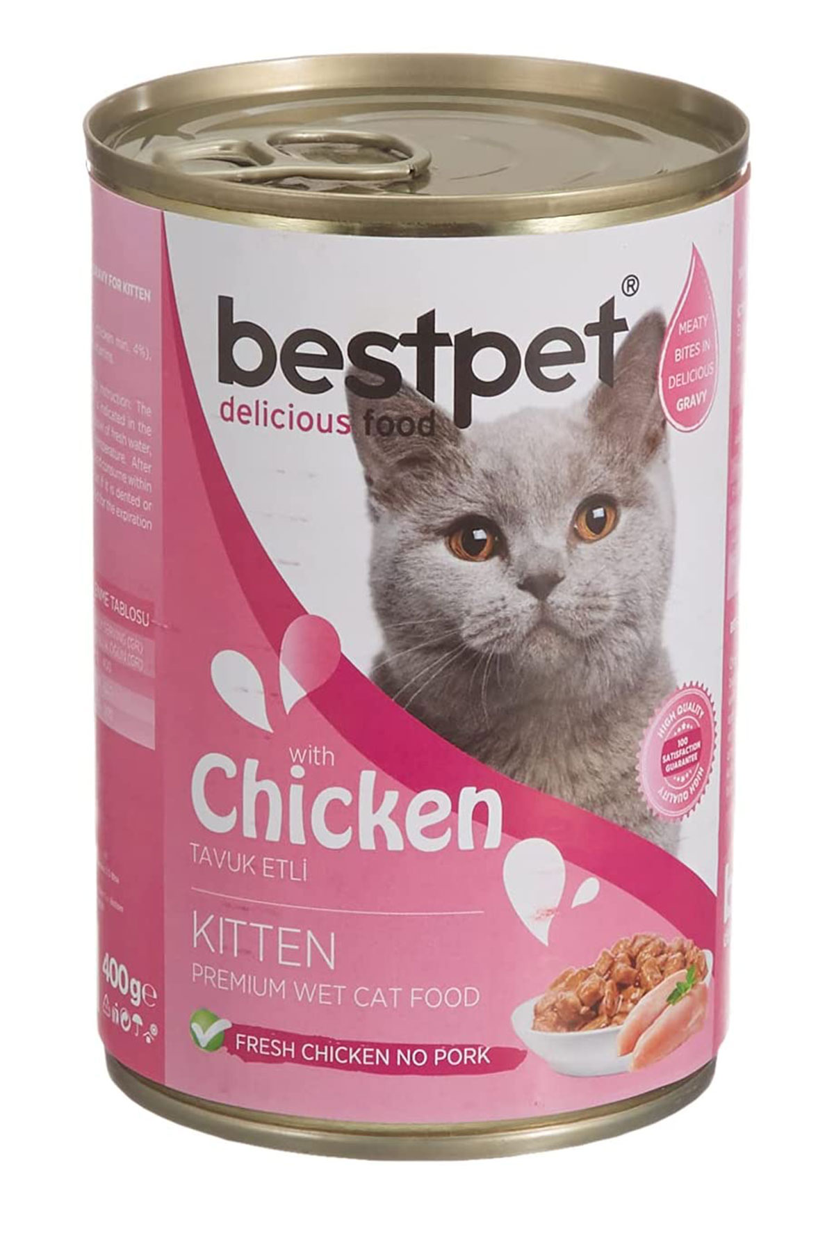 Bestpet Kitten Tavuklu Yavru Kedi Konservesi 415gr