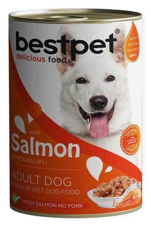 BESTPET - Bestpet Somonlu Yetişkin Köpek Konservesi 400gr BESTPET - Bestpet Somonlu Yetişkin Köpek Konservesi 400gr