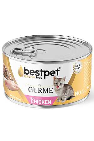 Bestpet Jöle İçerisinde Tavuklu Yavru Kedi Konservesi 85gr