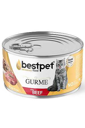 Bestpet Jöle İçerisinde Biftekli Yetişkin Kedi Konservesi 85gr