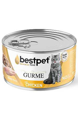 Bestpet Jöle İçerisinde Tavuklu Yetişkin Kedi Konservesi 85gr