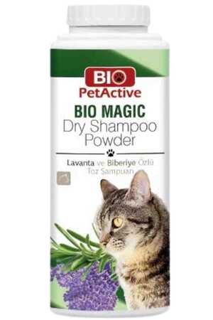 BIO PETACTIVE - Bio PetActive Bio Magic Lavanta Ve Biberiye Özlü Toz Kedi Şampuanı 150gr