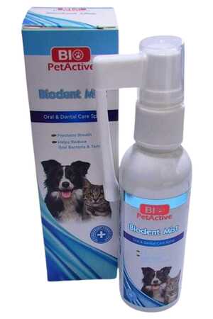 BIO PETACTIVE - Bio Pet Active BioDent Mist Kedi Köpek Ağız Bakım Spreyi 50ml BIO PETACTIVE - Bio Pet Active BioDent Mist Kedi Köpek Ağız Bakım Spreyi 50ml