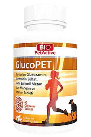 BIO PETACTIVE - Bio PetActive Glucopet Eklem Saglığı Tableti 60 Adet 90gr BIO PETACTIVE - Bio PetActive Glucopet Eklem Saglığı Tableti 60 Adet 90gr