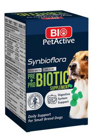 BIO PETACTIVE - Bio PetActive Synbioflora Küçük Irk Köpekler İçin Probiyotik Tablet 30gr