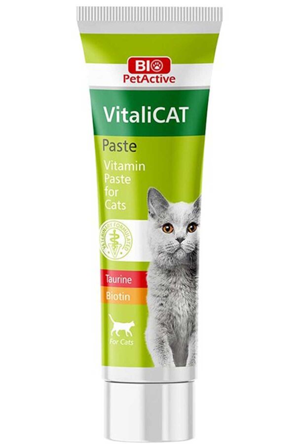 Bio PetActive Vitalicat Pasta Multivitamin Kedi Macunu 100ml
