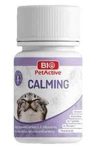 BIO PETACTIVE - Bio PetActive Calming Kedi Sakinleştirici Tablet 60 Tablet