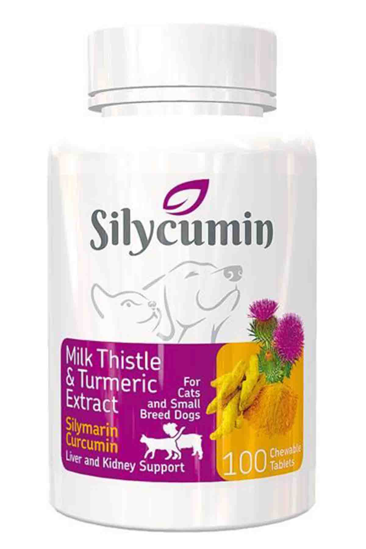 Bio PetActive Silycumin Kedi ve Küçük Irk Köpek 100 Tablet