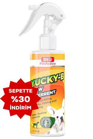 Bio PetActive Yucky-B Chew Deterrent Köpek Uzaklaştırıcı ve Çiğneme Önleyici Sprey 250ml - Thumbnail
