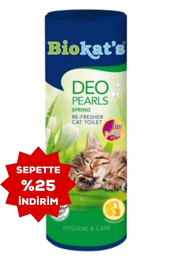 Biokats Deo Pearls Kedi Kumu Parfümü Bahar Esanslı 700gr