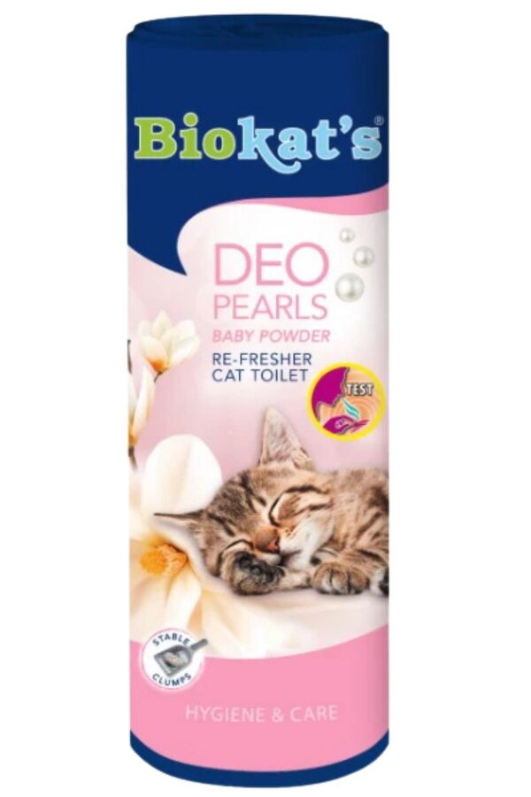 Biokats Deo Pearls Kedi Kumu Parfümü Bebek Pudralı 700gr