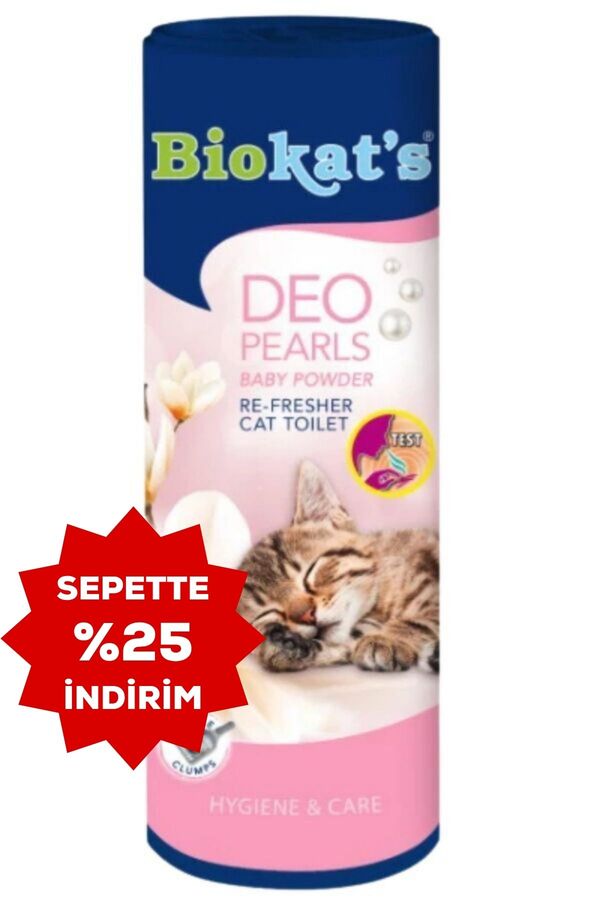 Biokats Deo Pearls Kedi Kumu Parfümü Bebek Pudralı 700gr