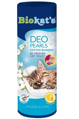 Biokats Deo Pearls Kedi Kumu Parfümü Soft Cotton 700gr - Thumbnail