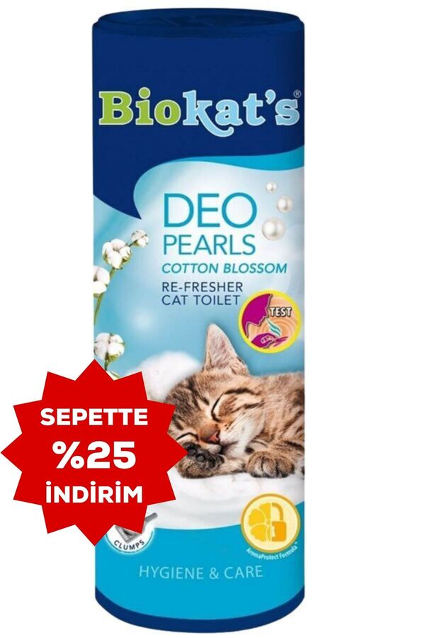 Biokats Deo Pearls Kedi Kumu Parfümü Soft Cotton 700gr