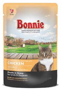EvineMama - Bonnie Pounch Tavuklu Kedi Konservesi 85gr