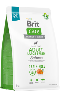BRIT - Brit Care Skin & Coat Somonlu Büyük Irk Tahılsız Köpek Maması 3kg BRIT - Brit Care Skin & Coat Somonlu Büyük Irk Tahılsız Köpek Maması 3kg