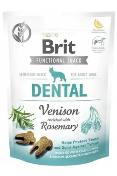 BRIT - Brit Dental Biberiye ve Geyik Etli Köpek Ödül Maması 150gr BRIT - Brit Dental Biberiye ve Geyik Etli Köpek Ödül Maması 150gr
