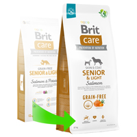 Brit Care Skin&Coat Senior&Light Somonlu Tahılsız Köpek Maması 3kg - Thumbnail