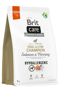 BRIT - Brit Care Hipoalerjenik Dog Show Champion Somonlu ve Ringa Balıklı Yetişkin Köpek Maması 3kg BRIT - Brit Care Hipoalerjenik Dog Show Champion Somonlu ve Ringa Balıklı Yetişkin Köpek Maması 3kg