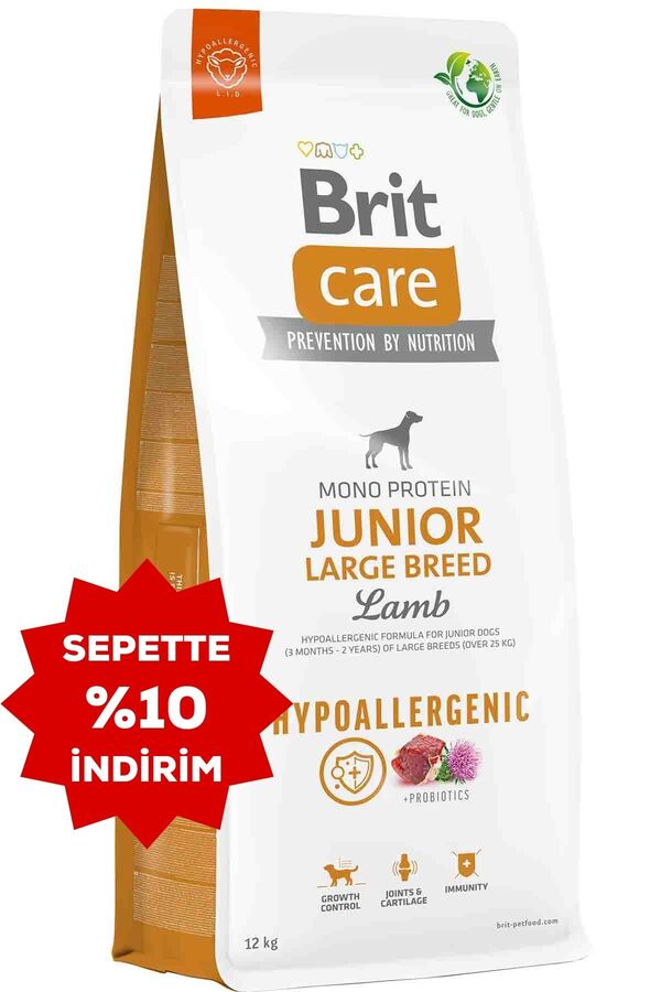 Brit Care Mono Protein Hipoalerjenik Junior Büyük Irk Yavru Köpek Maması 12kg