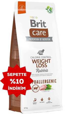 Brit Care Hipoalerjenik Kilo Kontrollü Tavşan Etli Yetişkin Köpek Maması 12kg