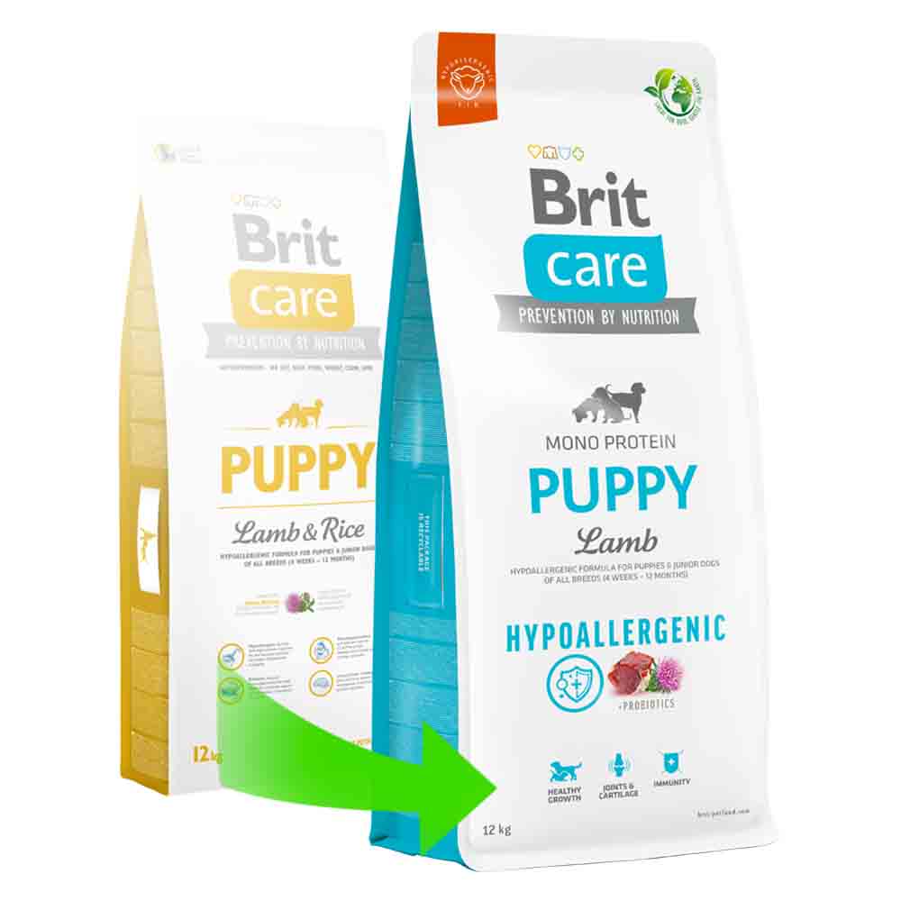 Brit Care Mono Protein Hipoalerjenik Kuzu Etli Yavru Köpek Maması 3kg - 2