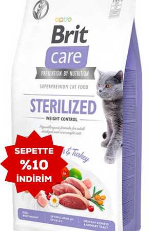 Brit Care Kilo Kontrolü için Ördekli Tahılsız Kısırlaştırılmış Kedi Maması 2kg