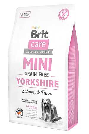 Brit Care Mini Yorkshire Tahılsız Somon ve Ton Balıklı Yetişkin Köpek Maması 2kg