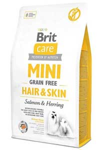 BRIT - Brit Care Mini Hair & Skin Tahılsız Somon ve Ringa Balıklı Küçük Irk Yetişkin Köpek Maması 7kg BRIT - Brit Care Mini Hair & Skin Tahılsız Somon ve Ringa Balıklı Küçük Irk Yetişkin Köpek Maması 7kg