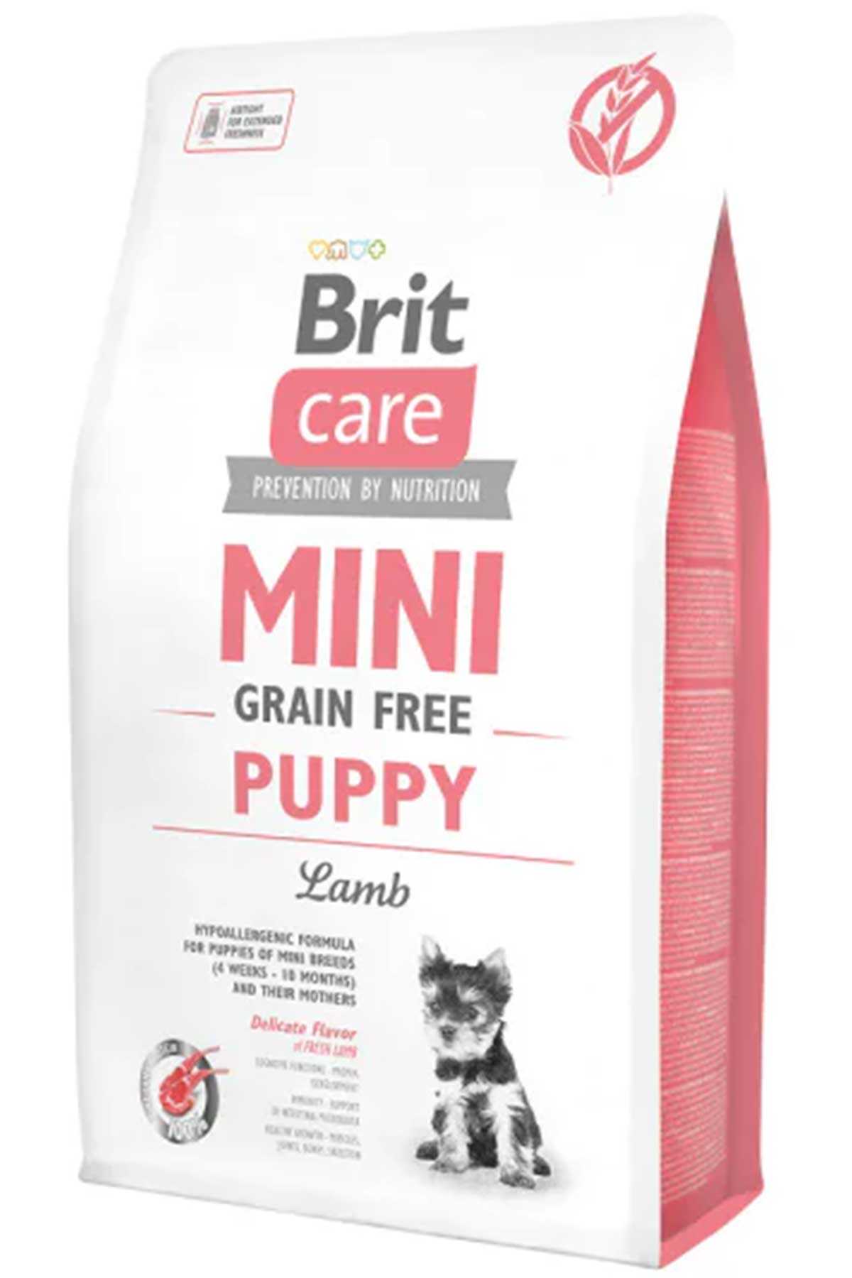 Brit Care Mini Tahılsız Hipoalerjenik Kuzu Etli Küçük Irk Yavru Köpek Maması 7kg - 1