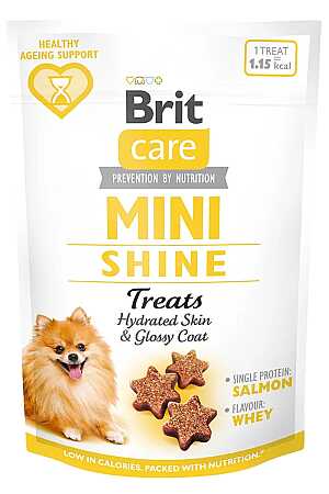 Brit Care Köpeklerde Cildin Nemli Kalması ve Tüy Parlaklığı İçin Yarı Nemli Fonksiyonel Küçük Irk Köpek Ödülü 50gr