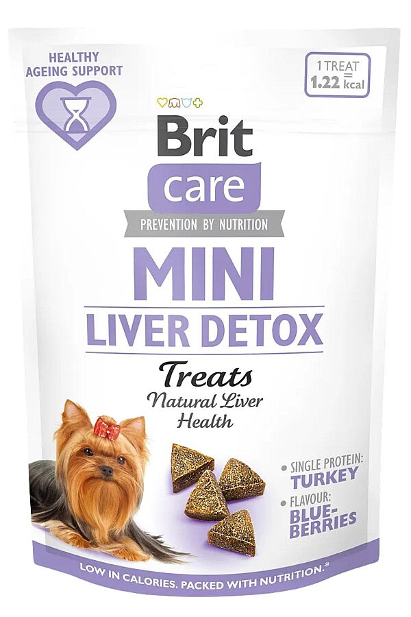 Brit Care Köpeklerde Karaciğerin Korunması İçin Yarı Nemli Fonksiyonel Küçük Irk Köpek Ödülü 50gr - 1
