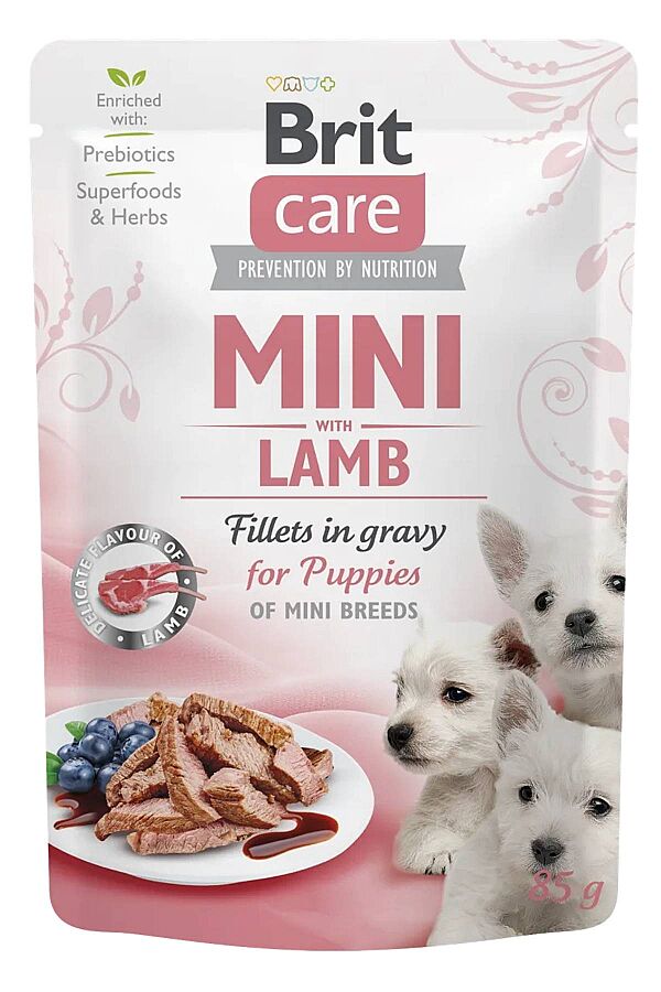 Brit Care Sos İçinde Kuzu Etli Küçük Irk Yavru Köpekler İçin Fileto Parçaları 85gr - 1