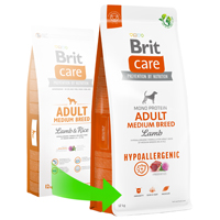 Brit Care Mono Protein Hipoalerjenik Kuzu Etli Orta Irk Yetişkin Köpek Maması 12kg - Thumbnail