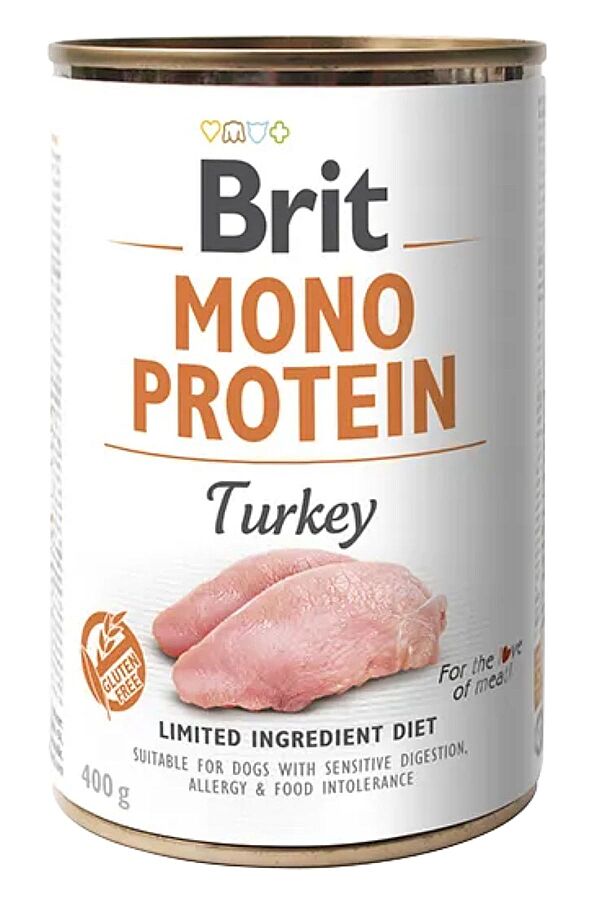Brit Care Mono Protein Köpekler İçin Hindi Etli Konserve 400gr - 1