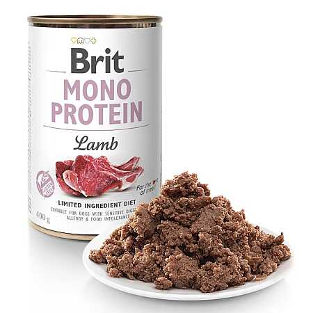 Brit Care Mono Protein Köpekler İçin Kuzu Etli Konserve 400gr (1)