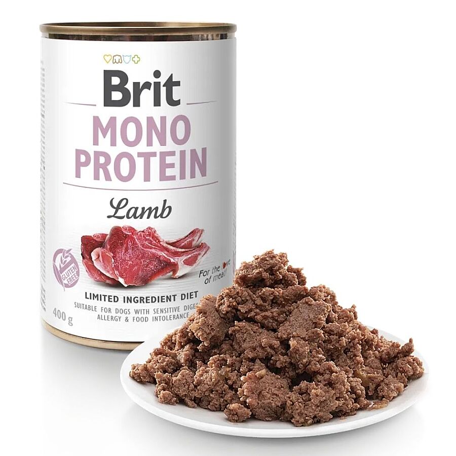Brit Care Mono Protein Köpekler İçin Kuzu Etli Konserve 400gr - 2