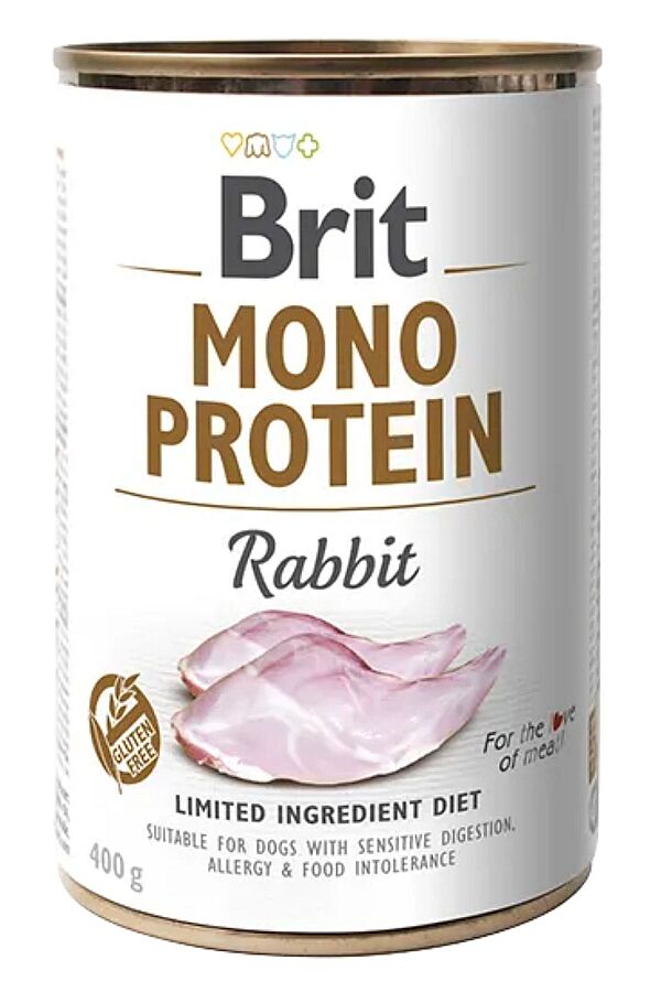 Brit Care Mono Protein Köpekler İçin Tavşan Etli Konserve 400gr - 1