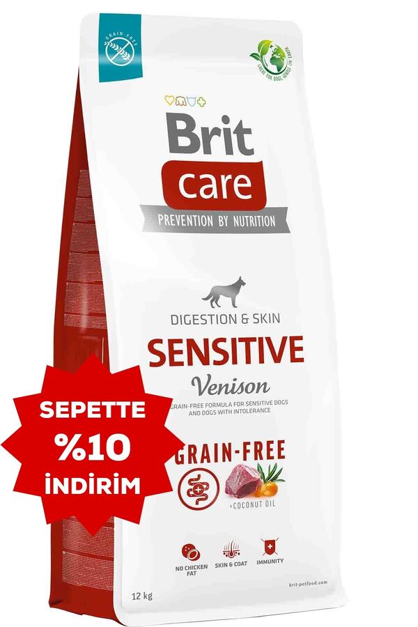 Brit Care Sensitive Digestion & Skin Geyikli Tahılsız Yetişkin Köpek Maması 12kg