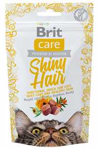 BRIT - Brit Care Snack Shiny Hair Parlak Tüyler İçin Kedi Ödül Maması 50gr BRIT - Brit Care Snack Shiny Hair Parlak Tüyler İçin Kedi Ödül Maması 50gr