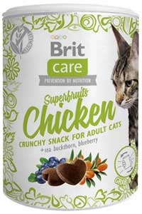 BRIT - Brit Care Snack Superfruits Tavuklu ve Yabanmersinli Kedi Ödül Maması 100gr BRIT - Brit Care Snack Superfruits Tavuklu ve Yabanmersinli Kedi Ödül Maması 100gr