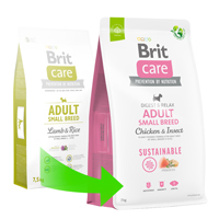 -DELIST-Brit Care Digest&Relax Tavuklu Larva Proteinli Küçük Irk Yetişkin Köpek Maması 7kg