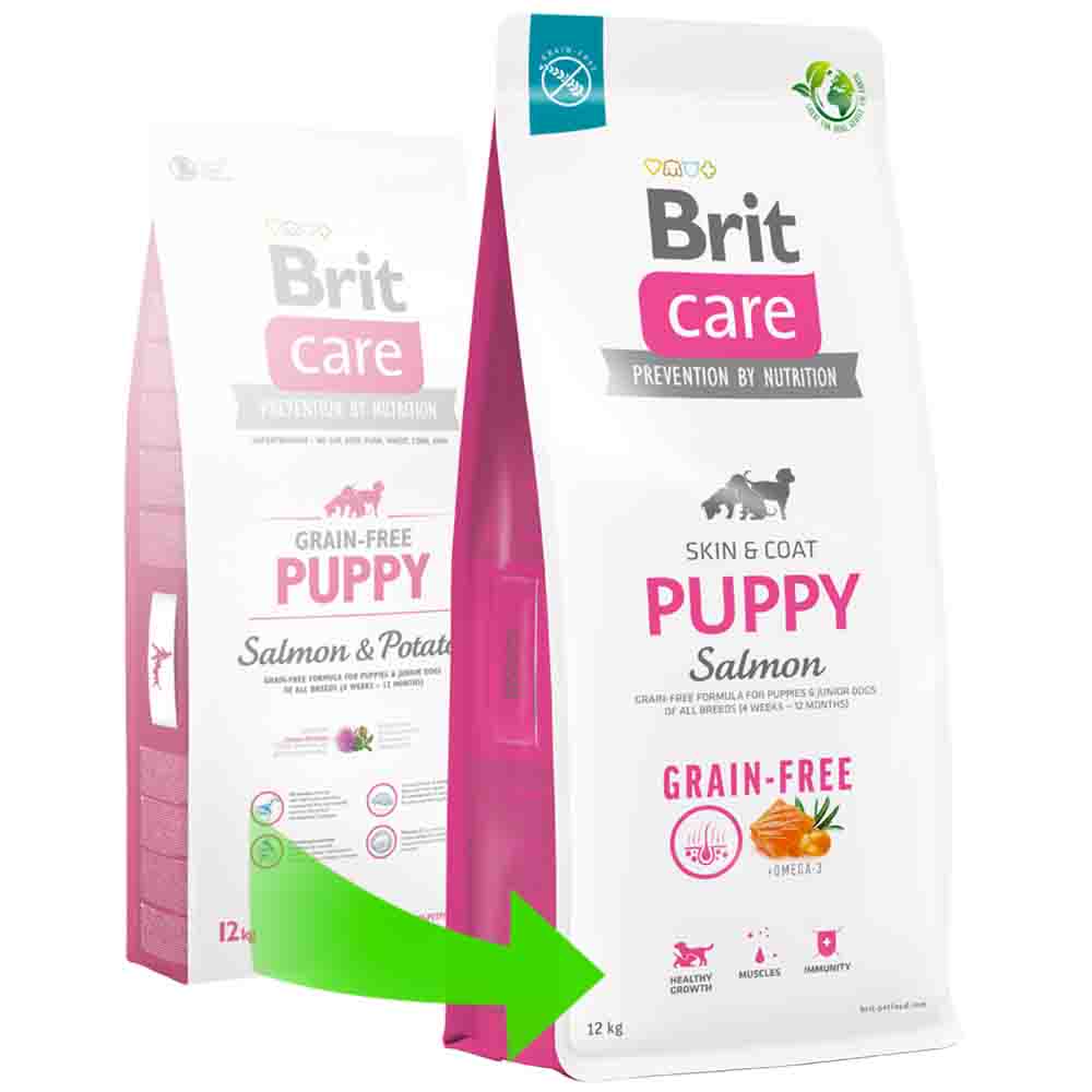 Brit Care Skin&Coat Tahılsız Somonlu Yavru Köpek Maması 3kg - 2