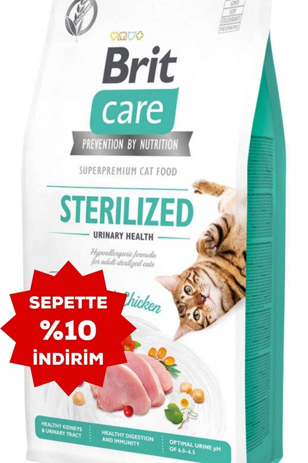 Brit Care Urinary Tahılsız Tavuklu Kısırlaştırılmış Kedi Maması 2kg