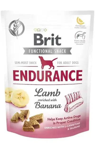 Brit Endurance Kuzu Eti ve Muzlu Köpek Ödül Maması 150gr