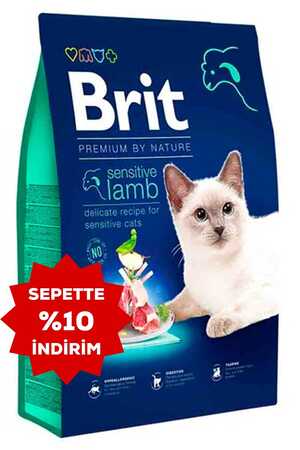 Brit Premium Sensitive Kuzu Etli Kedi Maması 8kg
