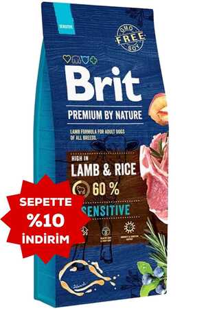 BRIT - Brit Premium Sensitive Kuzu Etli Hassas Yetişkin Köpek Maması 8 Kg